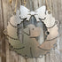 Border Terrier Festive Wreath - Rustic Festive Decoration - Solid Steel